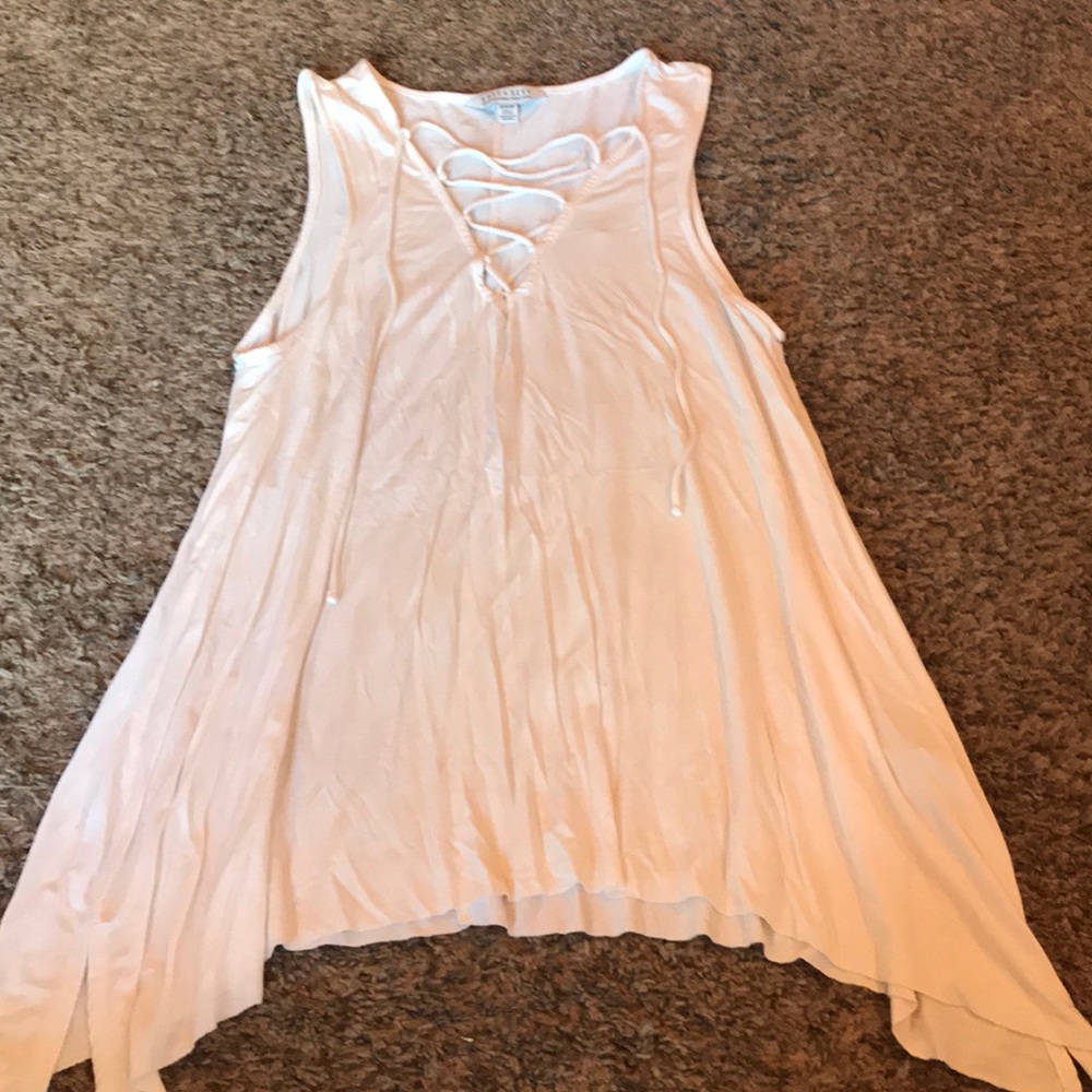American Eagle Soft and Sexy Cream Tank Top